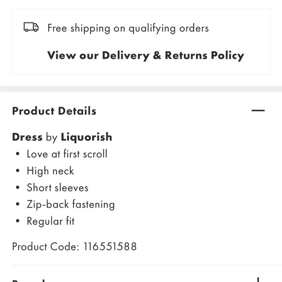 Liquorish lace detail midi dress in pale pink - Picture 7 of 7